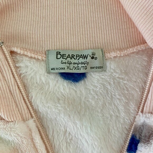 Bearpaw 2 Piece Pink Polka Dot Pajamas Snuggly Soft Women's XL - Picture 6 of 9